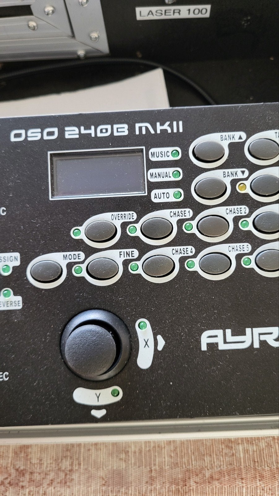 Ayra OSO 240B MKII DMX lichtsturing DMX incl. flightcase, Ophalen, Zo goed als nieuw, Licht