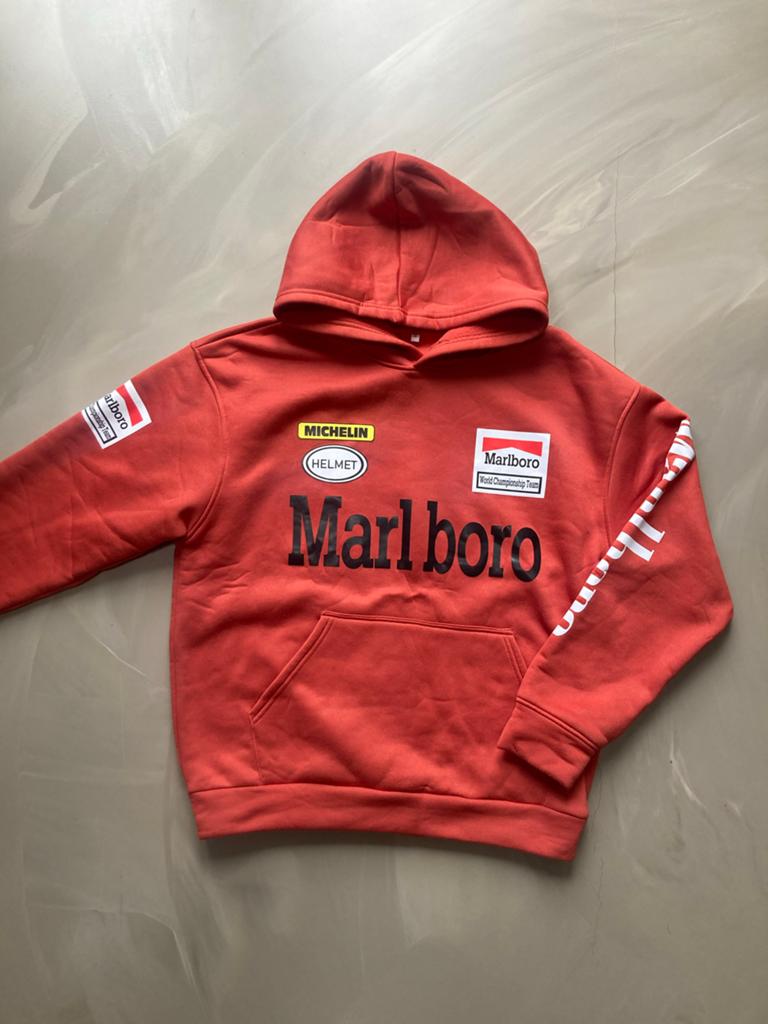 Marlboro Hoodie Rood Maat M - Zo goed als nieuw, Ophalen of Verzenden, Zo goed als nieuw, Maat 48/50 (M), Rood