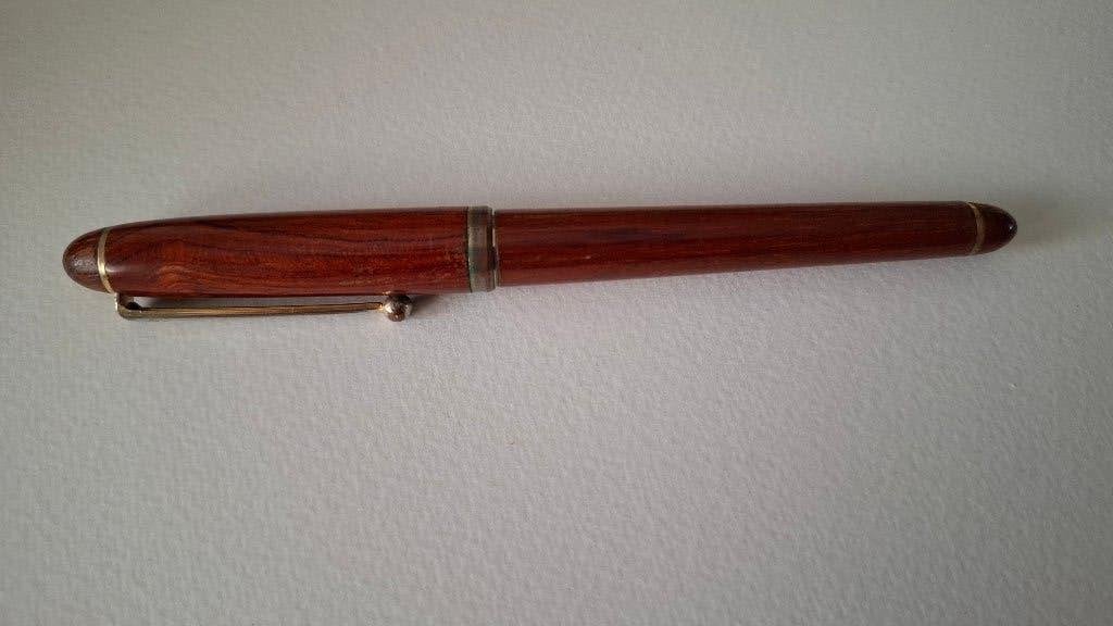 vulpen Iridium point hout handmade, Ophalen of Verzenden, Zo goed als nieuw