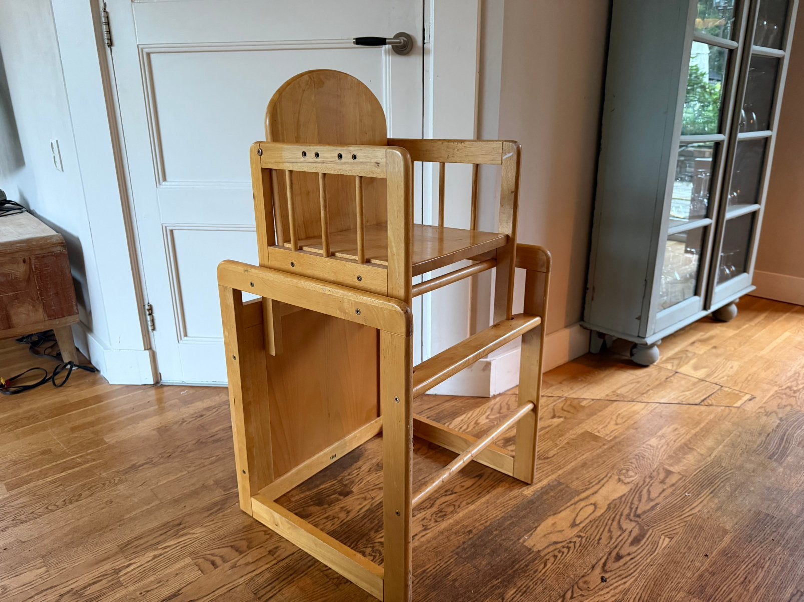 Vintage kubus kinderstoel en tafel meegroei, Ophalen, Zo goed als nieuw, Tafel