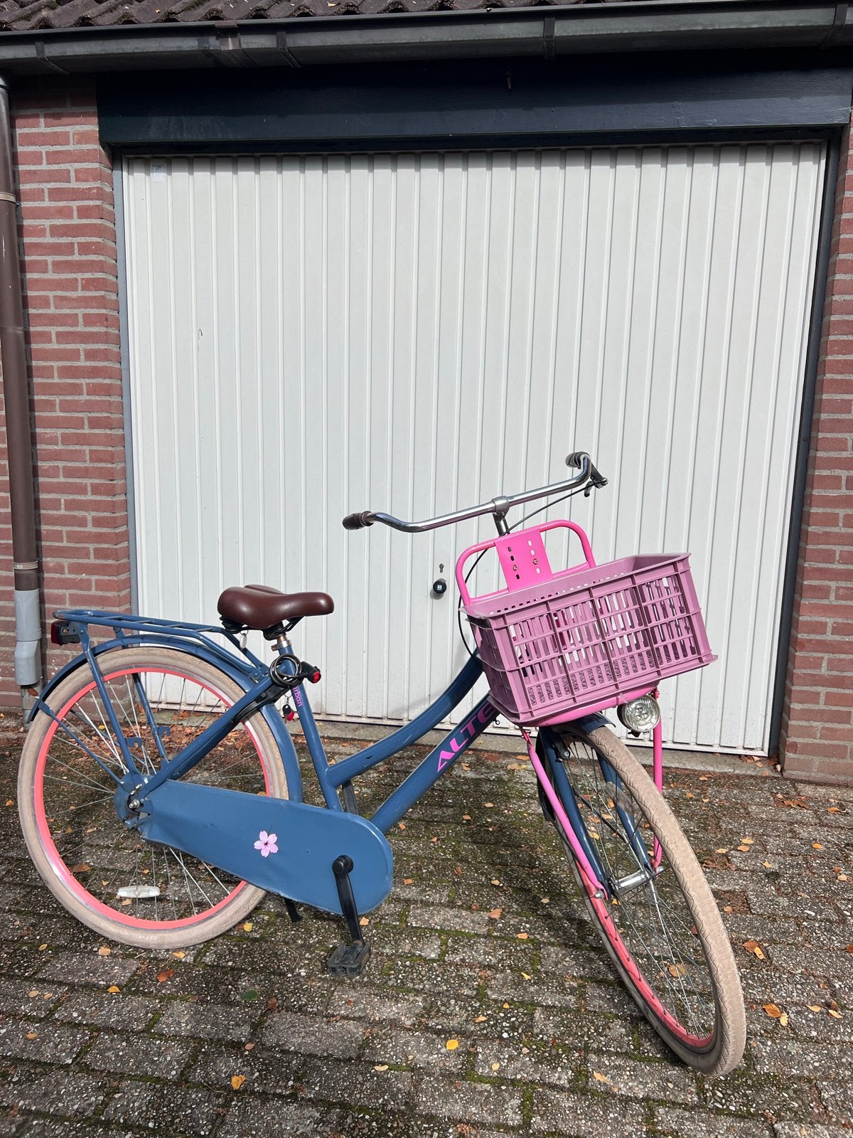 Altec Urban Damesfiets - Blauw met Roze accenten, Velgrem, 50 tot 53 cm, Ophalen, Overige merken