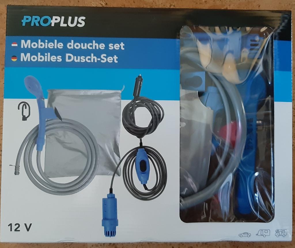 PROPLUS Mobiele Douche Set 12V - Draagbare Campingdouche, Ophalen of Verzenden, Nieuw