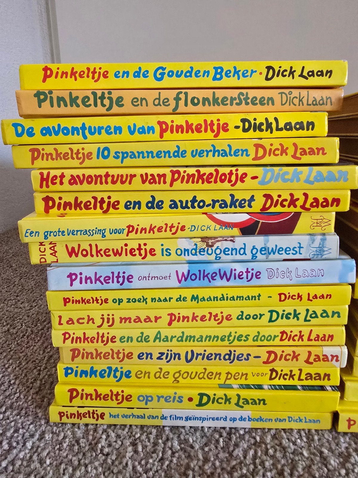 Grote collectie Pinkeltje boeken van Dick Laan, Ophalen, Gelezen, Dick Laan, Fictie algemeen