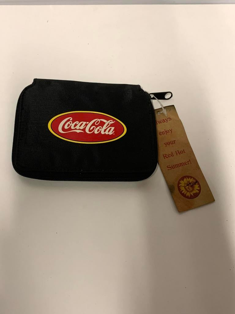 prachtige zwarte Coca Cola portemonnee., Ophalen of Verzenden, Zo goed als nieuw, Zwart