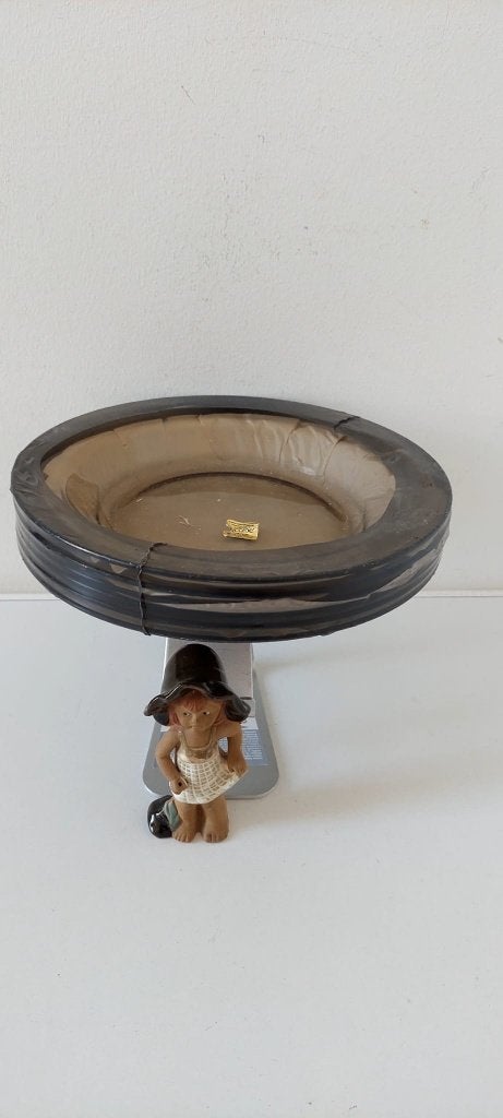 6 Vintage Arcoroc borden Rookglas jaren 70  in seal  Ø 22 cm, Eu, Overige merken, Eu, Vintage