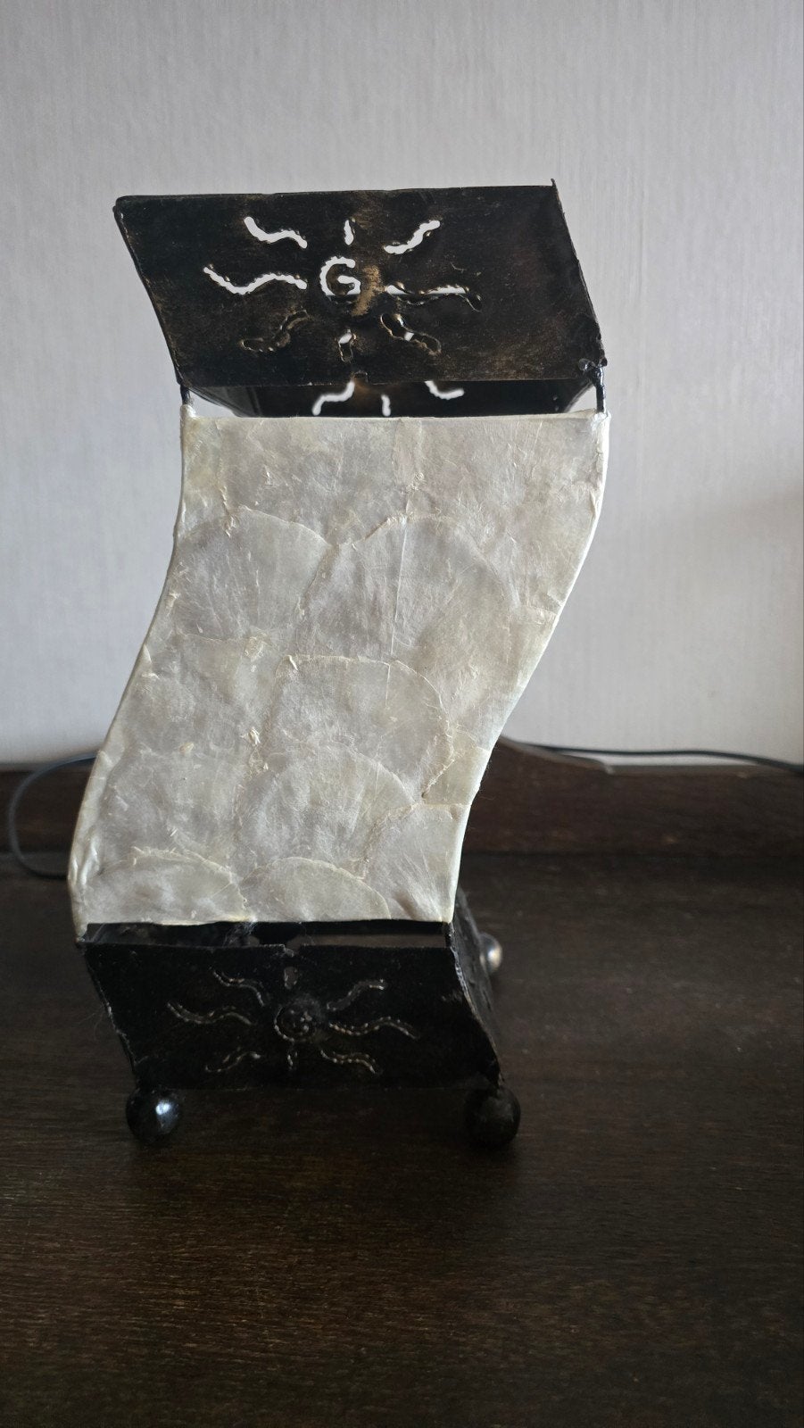 Oosterse tafellamp - Sfeerlicht 30 cm hoog, Ophalen, Gebruikt, Overige merken, Meerkleurig