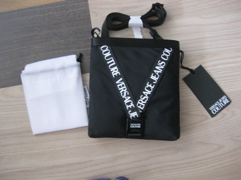 Nieuwe Versace Jeans Couture Schoudertas Zwart, Sieraden, Tassen en Uiterlijk, Verzenden, Nieuw, Zwart, Overige merken