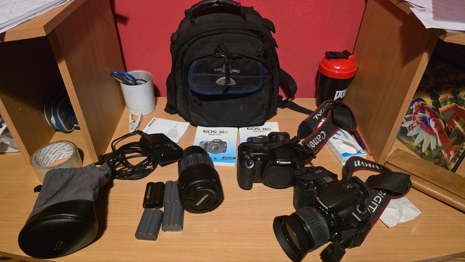 Canon camera set met accessoires, goede conditie, Ophalen of Verzenden, Zo goed als nieuw, Canon, 8 keer of meer