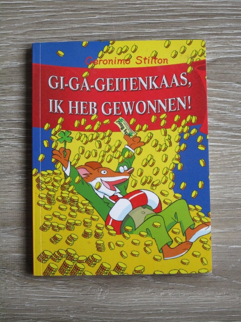 Geronimo Stilton Gi-Ga-Geitenkaas, ik heb gewonnen, Ophalen of Verzenden, Gelezen, Fictie algemeen