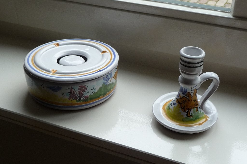 Afsluitbare asbak met kaarshouder, Tuin en Terras, Ophalen of Verzenden, Nieuw