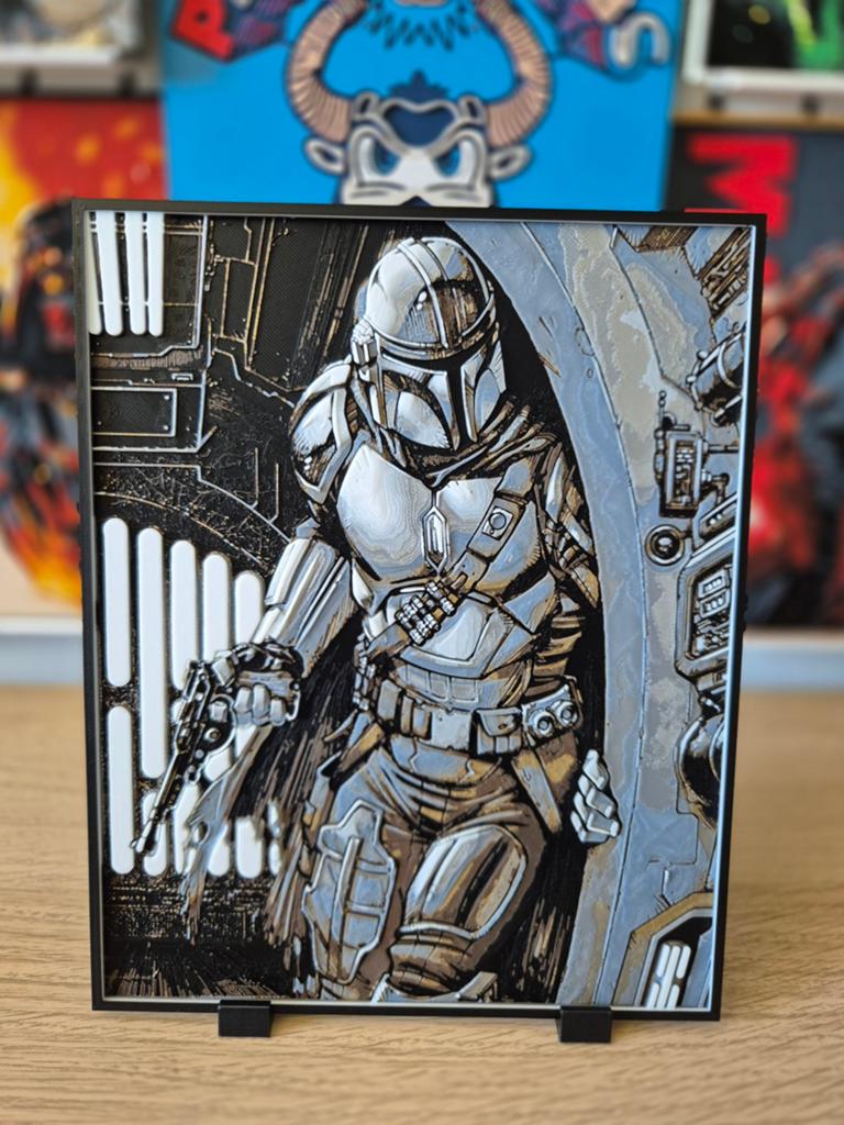 Star Wars 3D Print / Art - Hueforge - Diverse Karakters, Nieuw, Ophalen of Verzenden, Printabulls3D@outlook.com, 8245BE