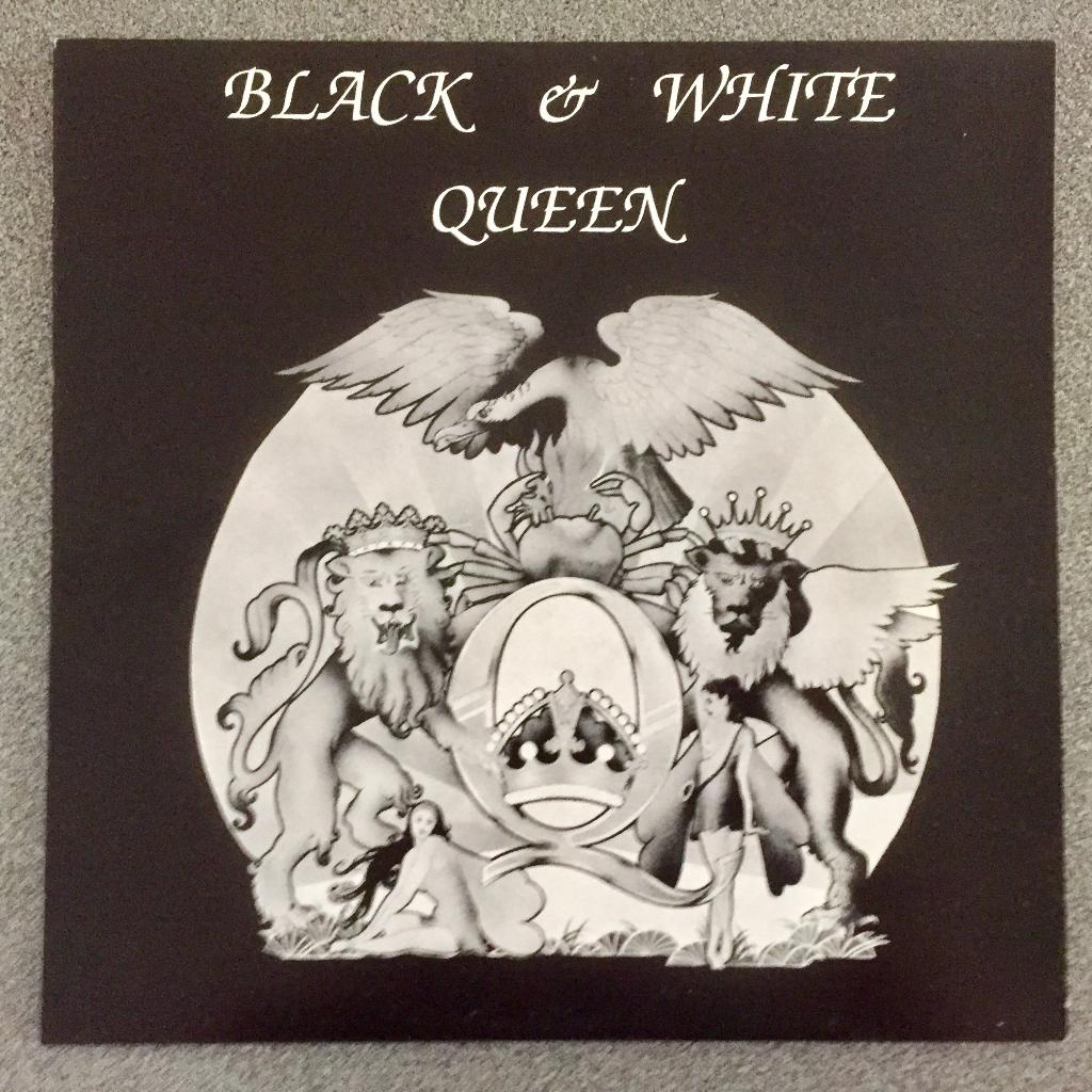 Queen ‎Black And White Queen Zeldzaam, Cd's en Dvd's, Vinyl | Rock, Zo goed als nieuw, Poprock, 12 inch, Ophalen of Verzenden