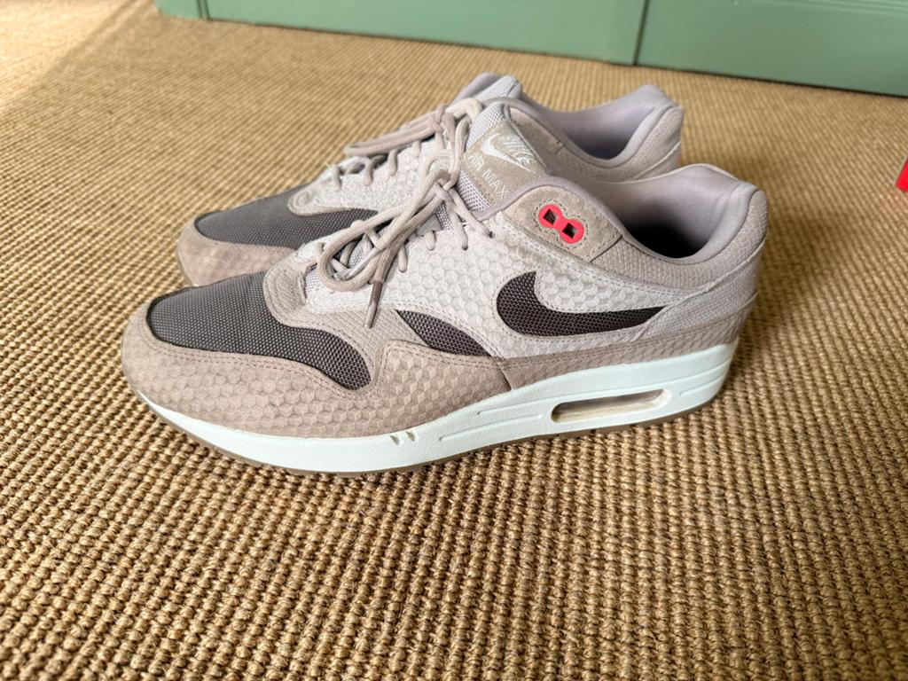 Nike Air Max 1 Premium "Moon Particle" - Maat 45, Overige kleuren, Ophalen of Verzenden, Sneakers of Gympen, Gedragen