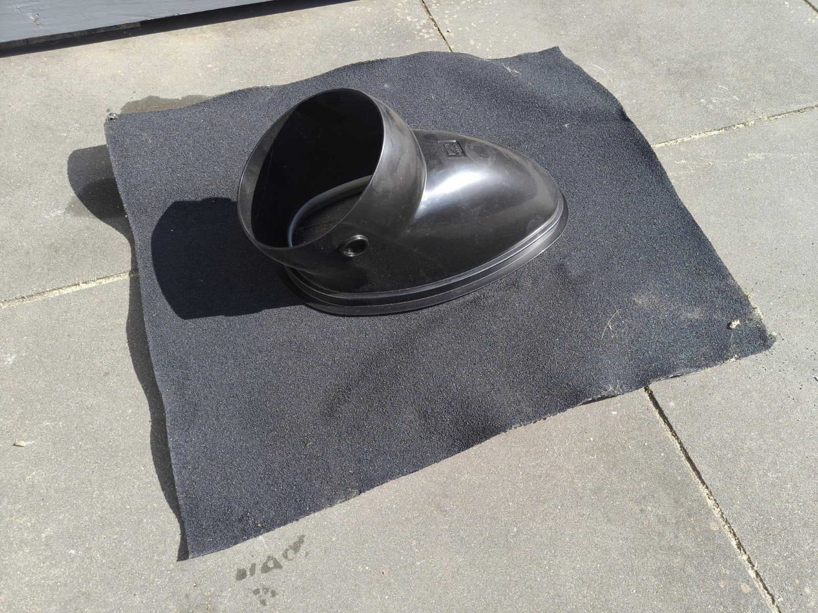 Flexibele dakdoorvoer pan 160mm Ubbink nieuw, Doe-het-zelf en Verbouw, Dakpannen en Dakbedekking, Ophalen, Kunststof, Zwart, Overige typen