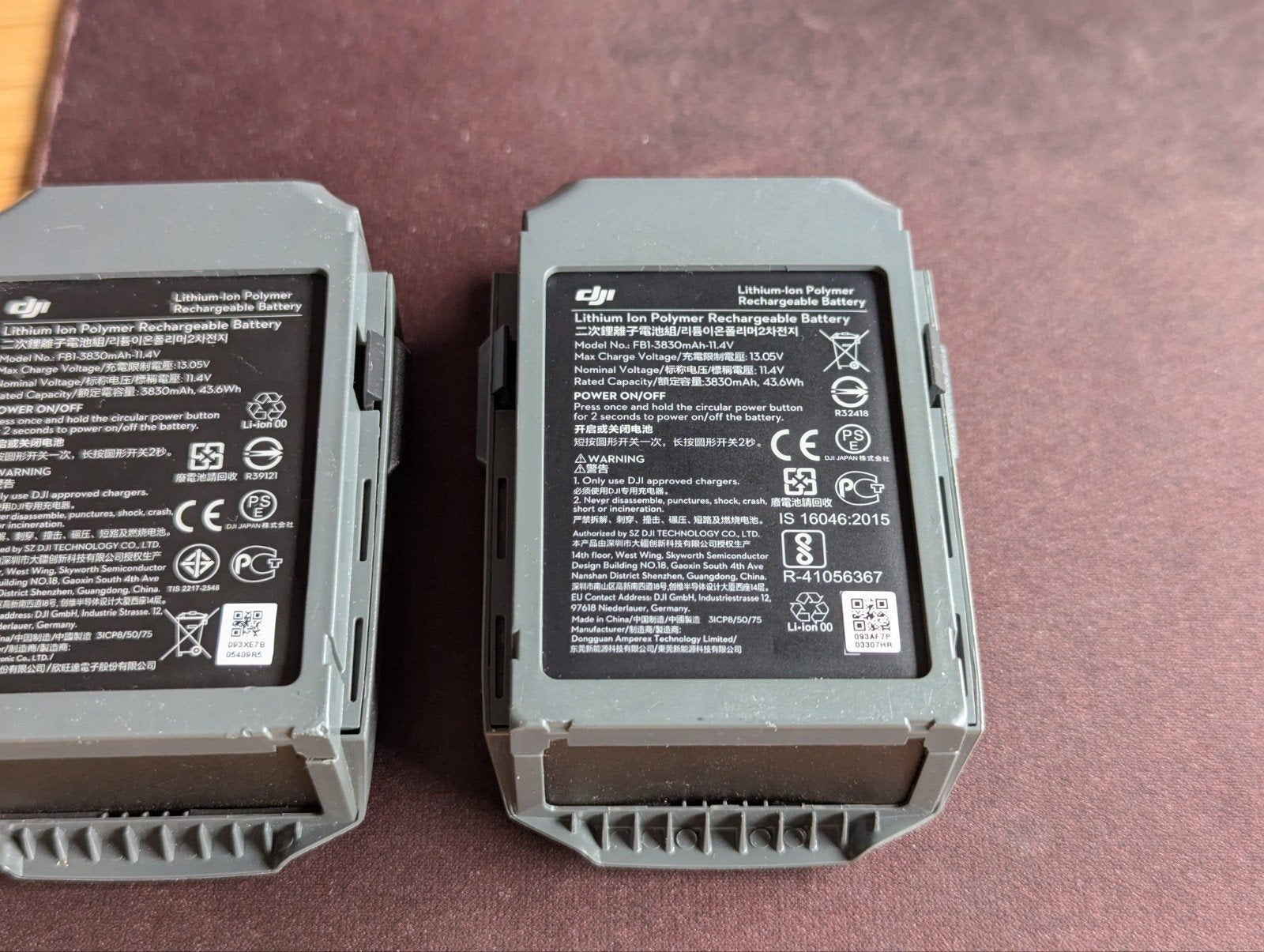 2 x accu voor DJI Mavic Pro / Mavic Pro Platinum., Ophalen of Verzenden