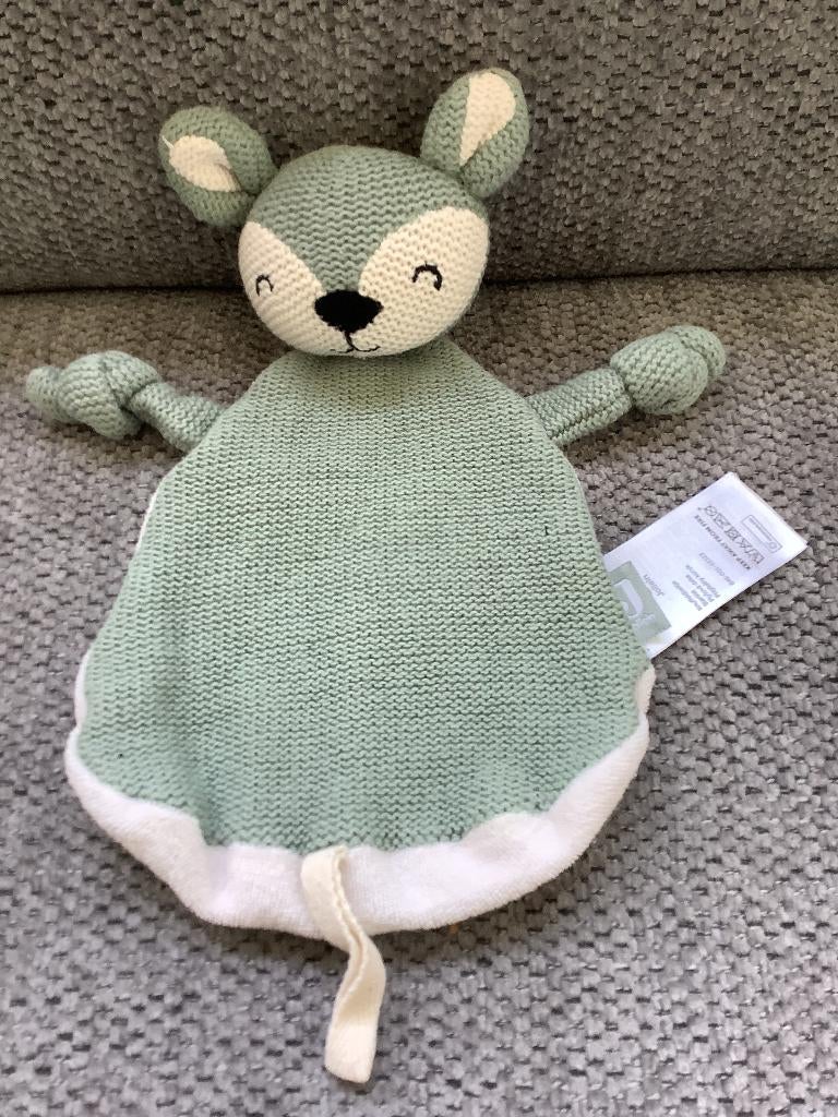 Jollein knuffeldoekje Deer hert (Ash Green) lapje  5 euro, Ophalen of Verzenden, Zo goed als nieuw, Overige typen