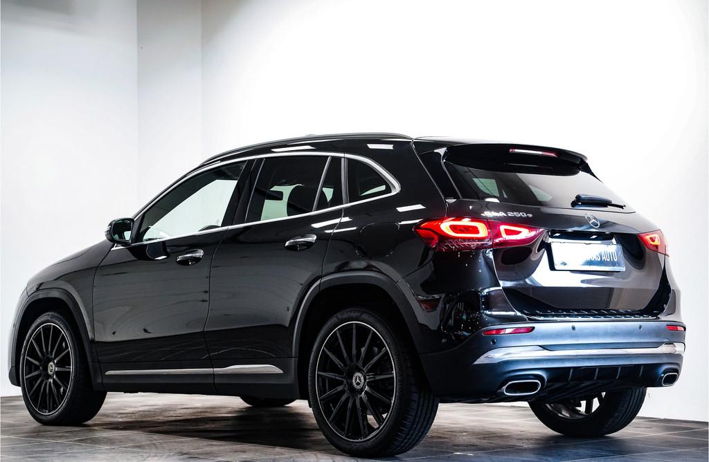 Mercedes-Benz GLA 250 e AMG|Pano dak|20 inch|Camera|Carplay, 77 km/l, Gebruikt, Zwart, Zwart