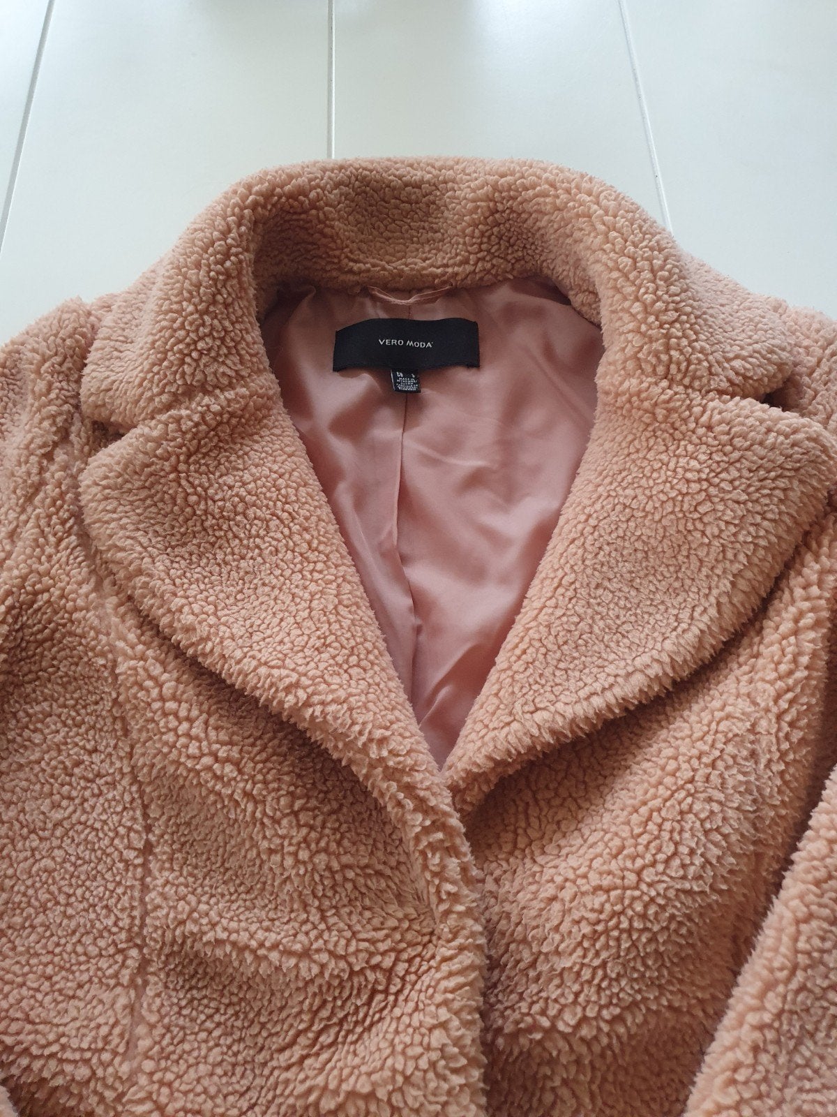 Vero Moda teddy jas maat S - Zachtroze, Vero Moda, Ophalen of Verzenden, Zo goed als nieuw, Roze