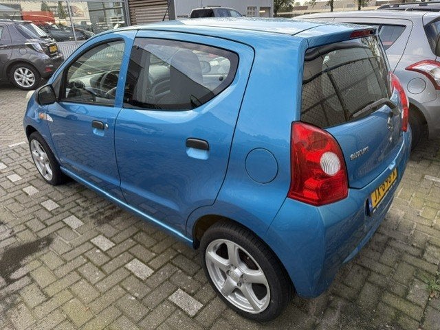 Suzuki Alto 1.0 Exclusive Automaat android auto, LM velgen,, Stof, Gebruikt, Blauw, Bedrijf