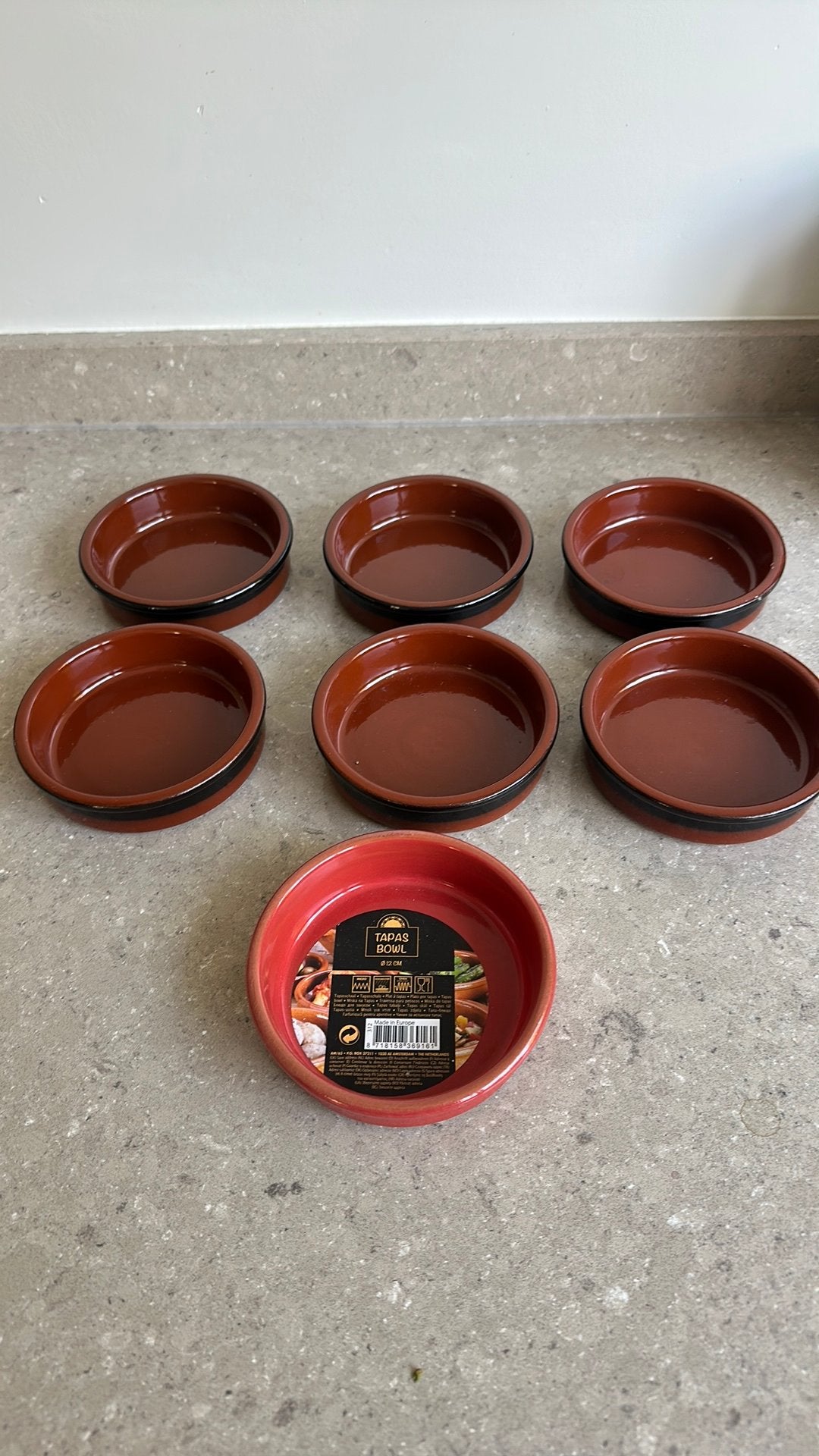 Tapasschaaltjes 7 stuks nieuw, Tuin en Terras, Ophalen of Verzenden, Nieuw