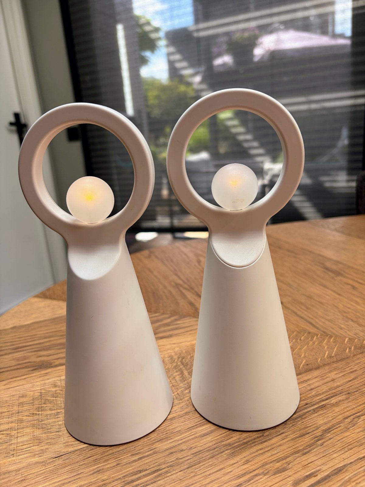 Vintage Retro IKEA STRÅLA LED-tafellampen, Kunststof, Vintage, Ophalen of Verzenden, Zo goed als nieuw