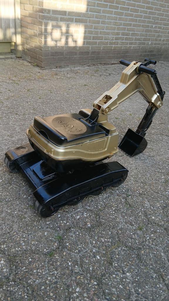 Stoere gouden graafmachine voor kinderen, Ophalen, Gebruikt, Overige typen