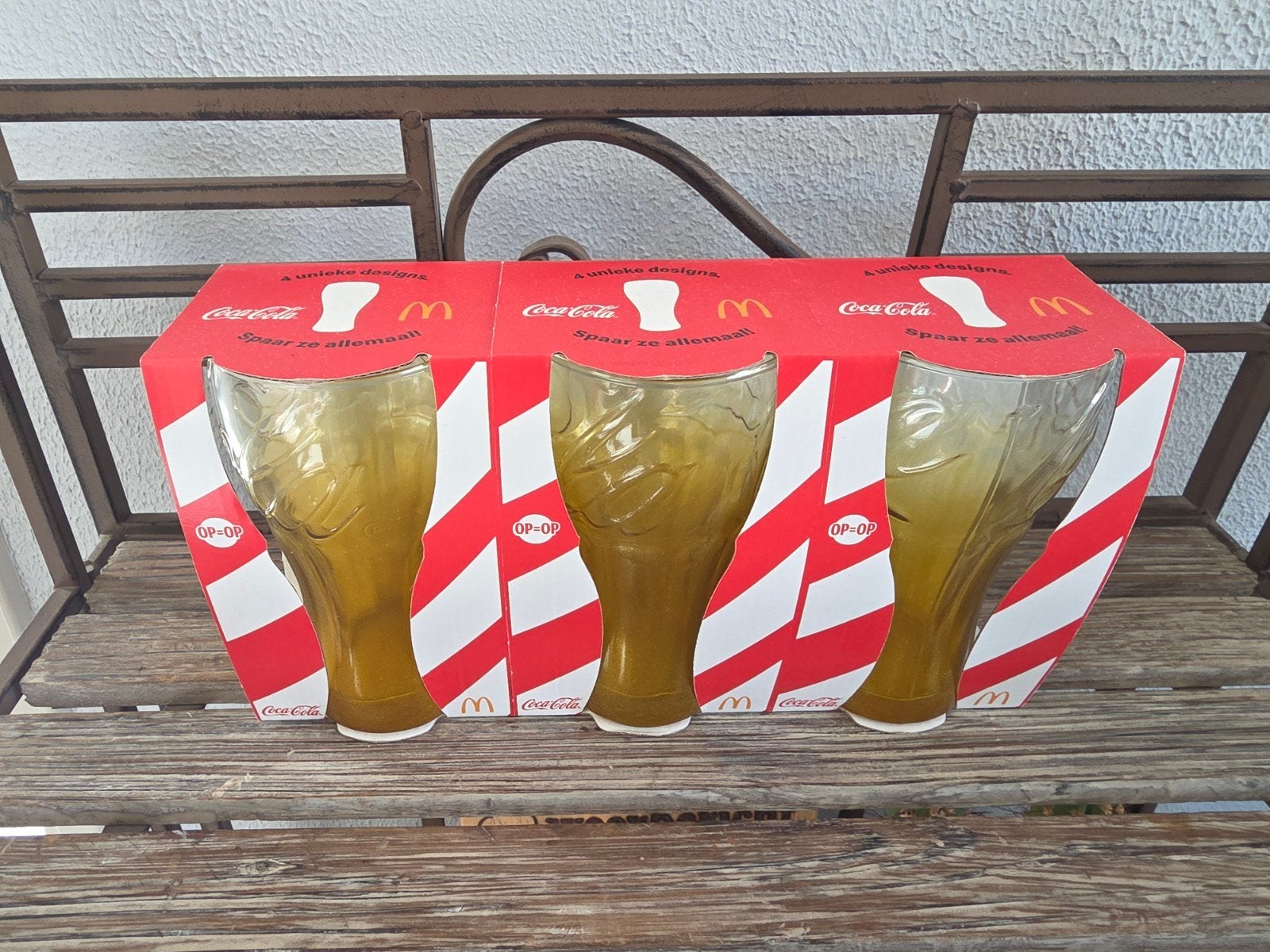 Coca-Cola McDonald's Limited Edition glazen 2024 - 3 stuks, Ophalen, Nieuw, Frisdrankglas