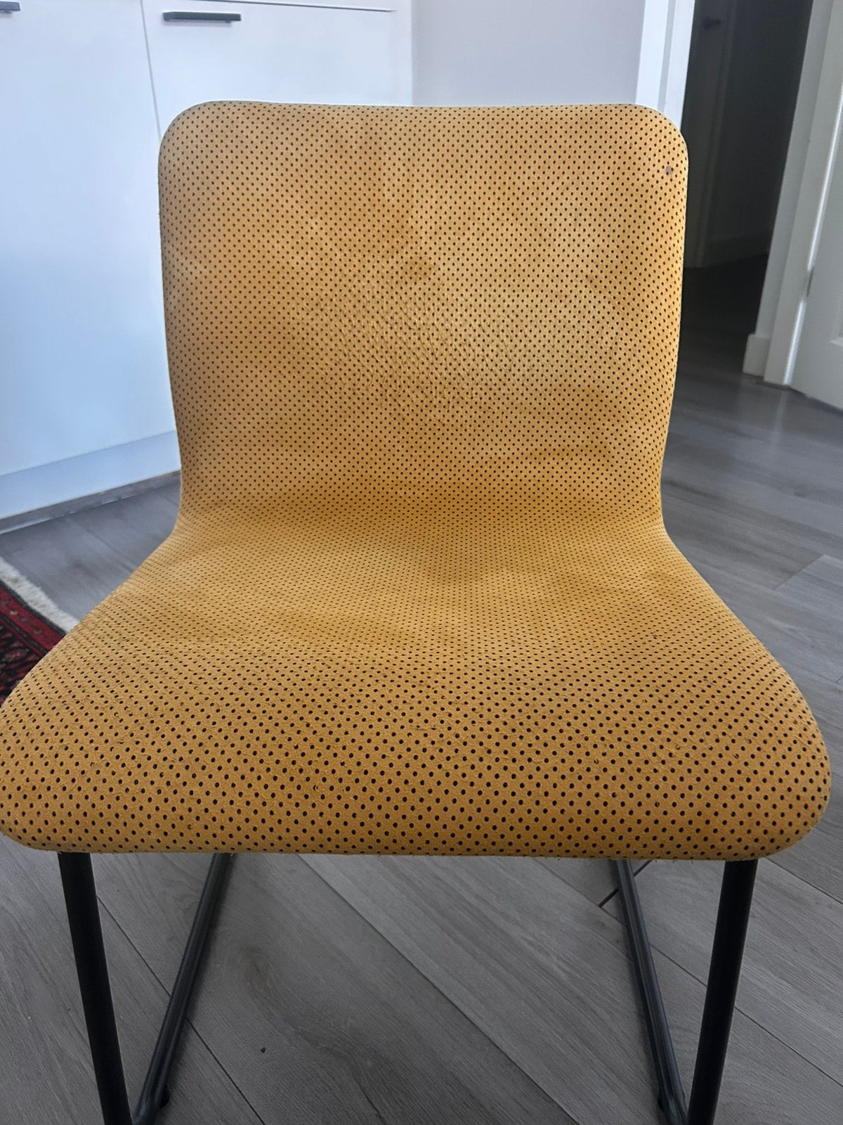 Castelijn vintage eetkamerstoelen okergeel 4 stuks, Huis en Inrichting, Ophalen, Zo goed als nieuw, Overige kleuren