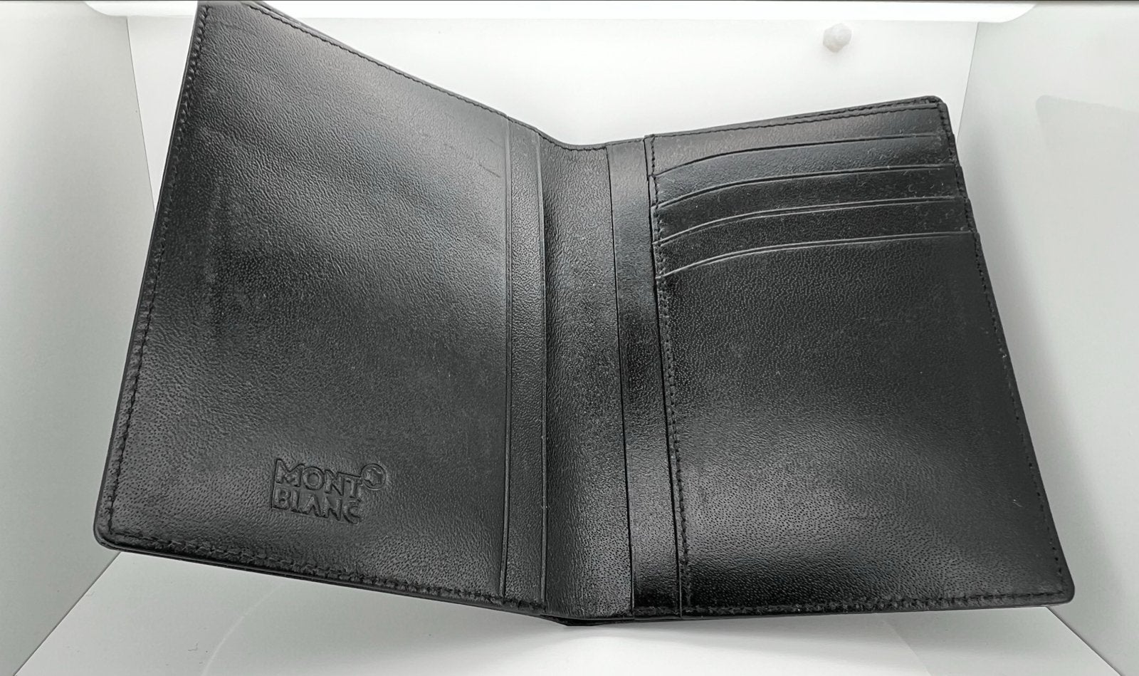 Montblanc Portefeuille met 4 creditcardvakken en briefgeldva, Sieraden, Tassen en Uiterlijk, Portemonnees, Overige merken, Zwart
