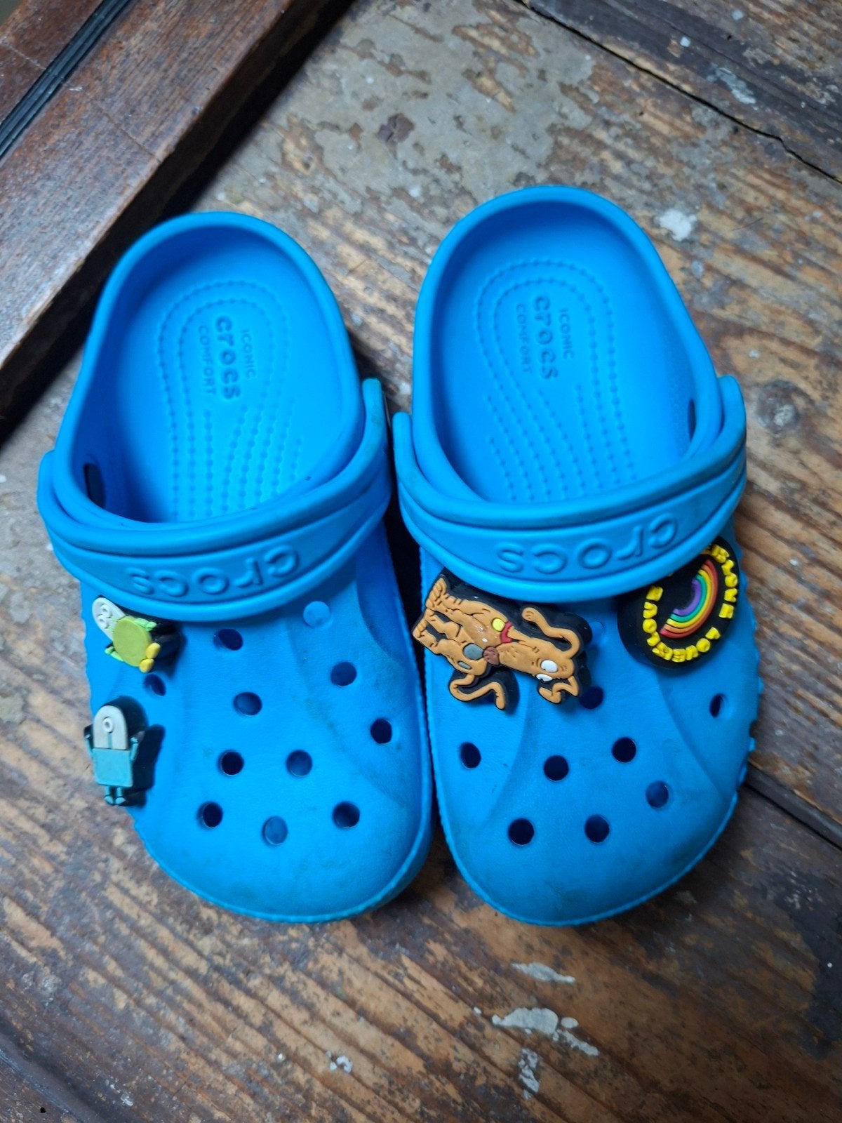 Blauwe Crocs voor kinderen - Maat C9, Gebruikt, Crocs, Jongen of Meisje, Schoenen