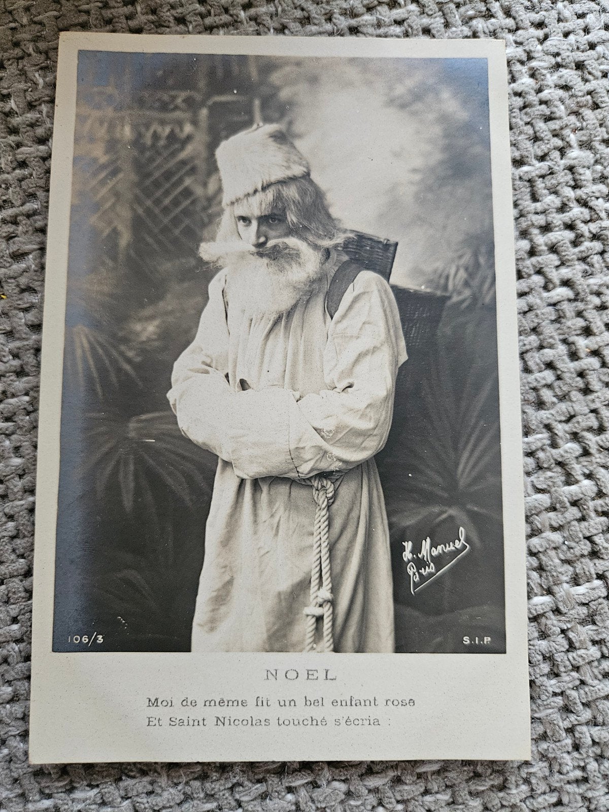 Sinterklaas Père Noël (Sint Nicolaas) - Voor 1920, Ophalen of Verzenden, Voor 1920, Gelopen, Feest(dag)