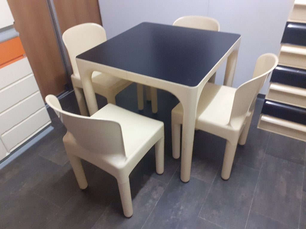 tafel space age jaren 70 vintage design M Siard retro, Ophalen