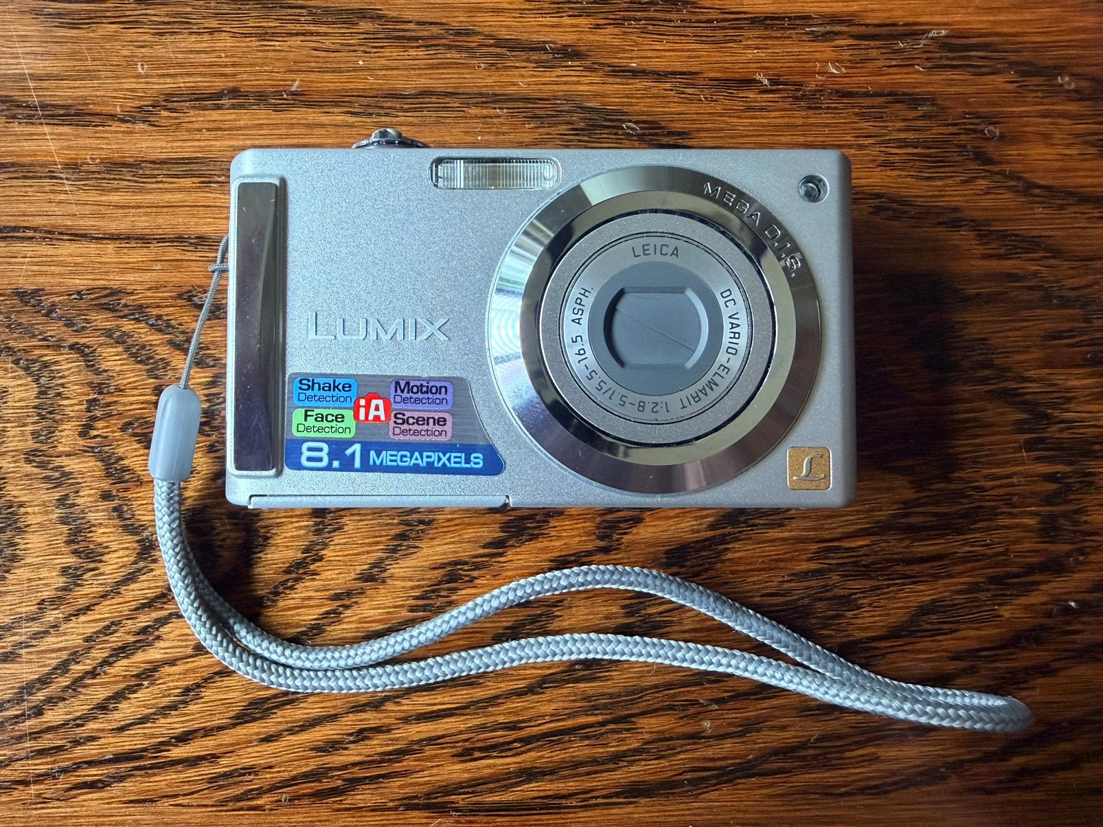 Panasonic Lumix DMC-FS3 Compactcamera 8.1MP met accessoires, Ingebouwde flitser, Gebruikt, Panasonic, Ophalen of Verzenden
