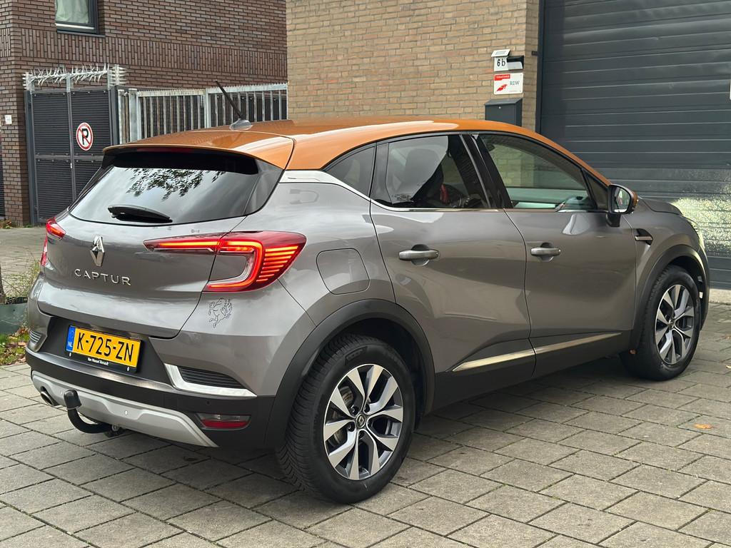 Renault Captur 1.0 TCe 100 Bi-Fuel Intens Lpg G3 Keyless Cru, Auto's, Renault, Voorwielaandrijving, Gebruikt, Leder en Stof, Origineel Nederlands