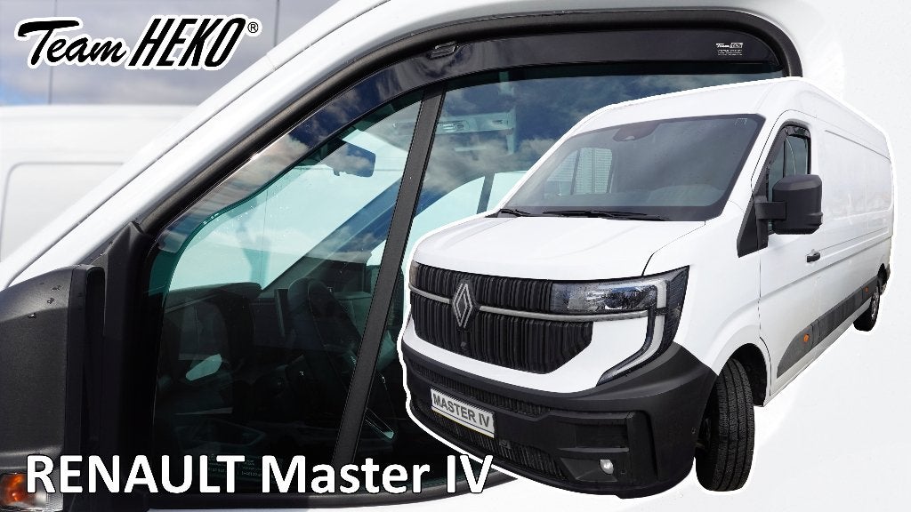 Renault Master zijwindschermen raamspoilers donkere fenders, Ophalen of Verzenden, Nieuw