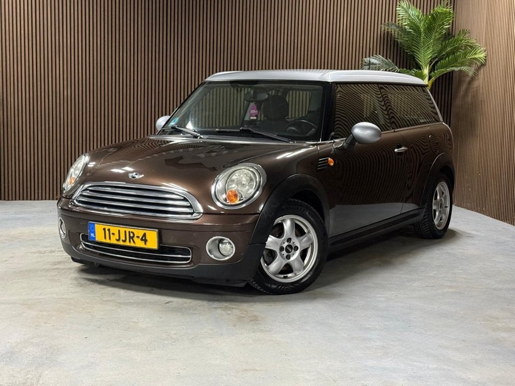 MINI Clubman 1.6 Cooper Bns Line (bj 2009), Auto's, Voorwielaandrijving, Gebruikt, 4 cilinders, Bruin