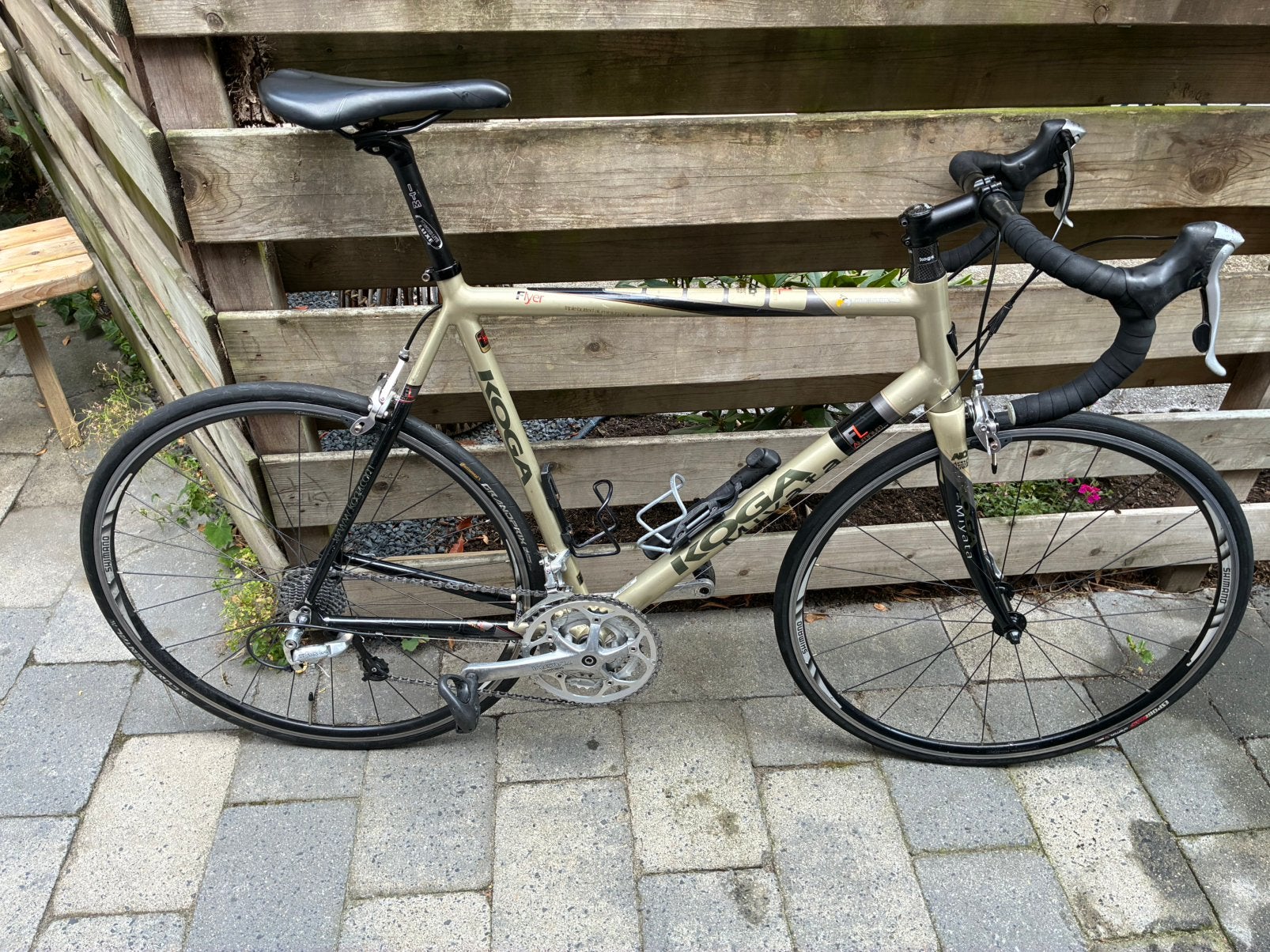 Koga racefiets, Fietsen en Brommers, Ophalen, Gebruikt, Staal, Velgrem