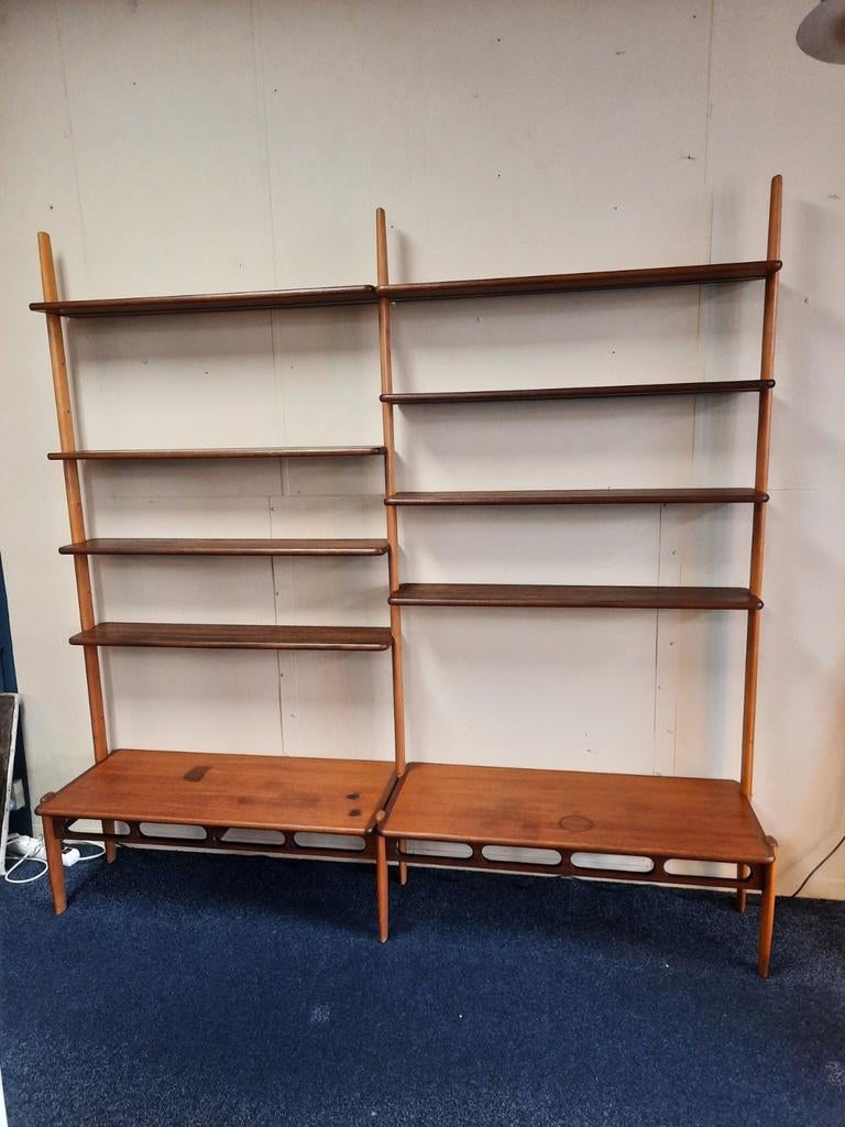 Wandmeubel William Watting en Scanflex voor Fristho jr '50, Huis en Inrichting, Kasten | Wandmeubels, Ophalen, Met plank(en), Gebruikt