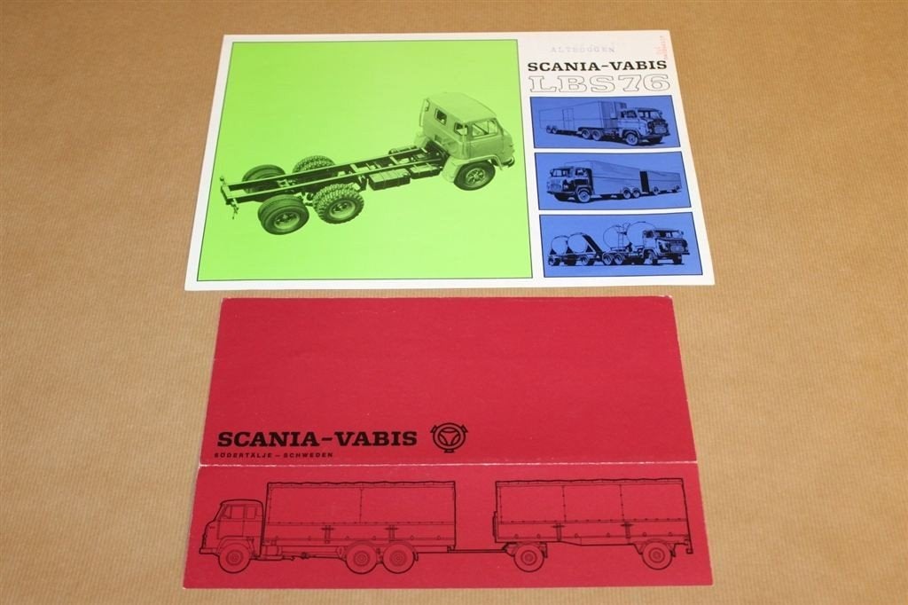 Zeldzame reclame - Scania-Vabis vrachtwagen - ca 1975, Ophalen of Verzenden, Zo goed als nieuw, Tractor en Landbouw
