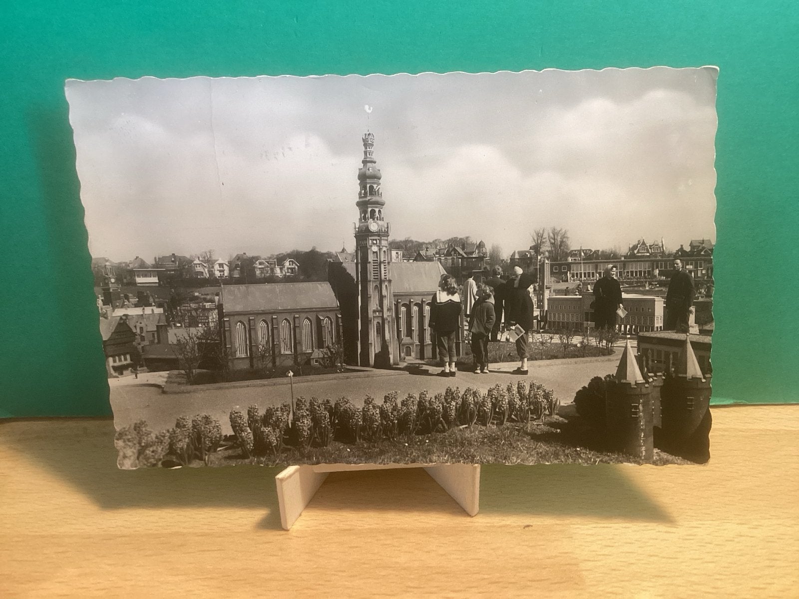 Madurodam Grote Kerk Den Haag.   413, Ophalen of Verzenden, 1920 tot 1940, Gelopen, Zuid-Holland