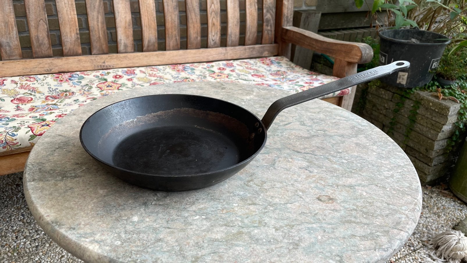 De Buyer koekenpan 26cm, Ophalen, De Buyer, PFAS-vrij, Zo goed als nieuw