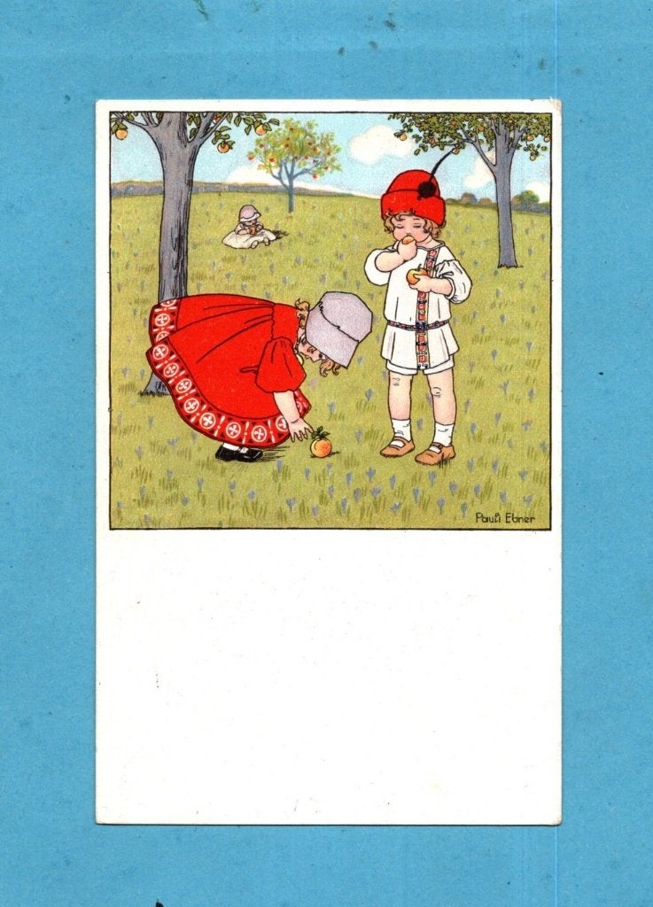 Mooie oude Pauli Ebner kaart M937 - met kinderen  ca1920, Verzenden, 1920 tot 1940, Gelopen, Kinderen