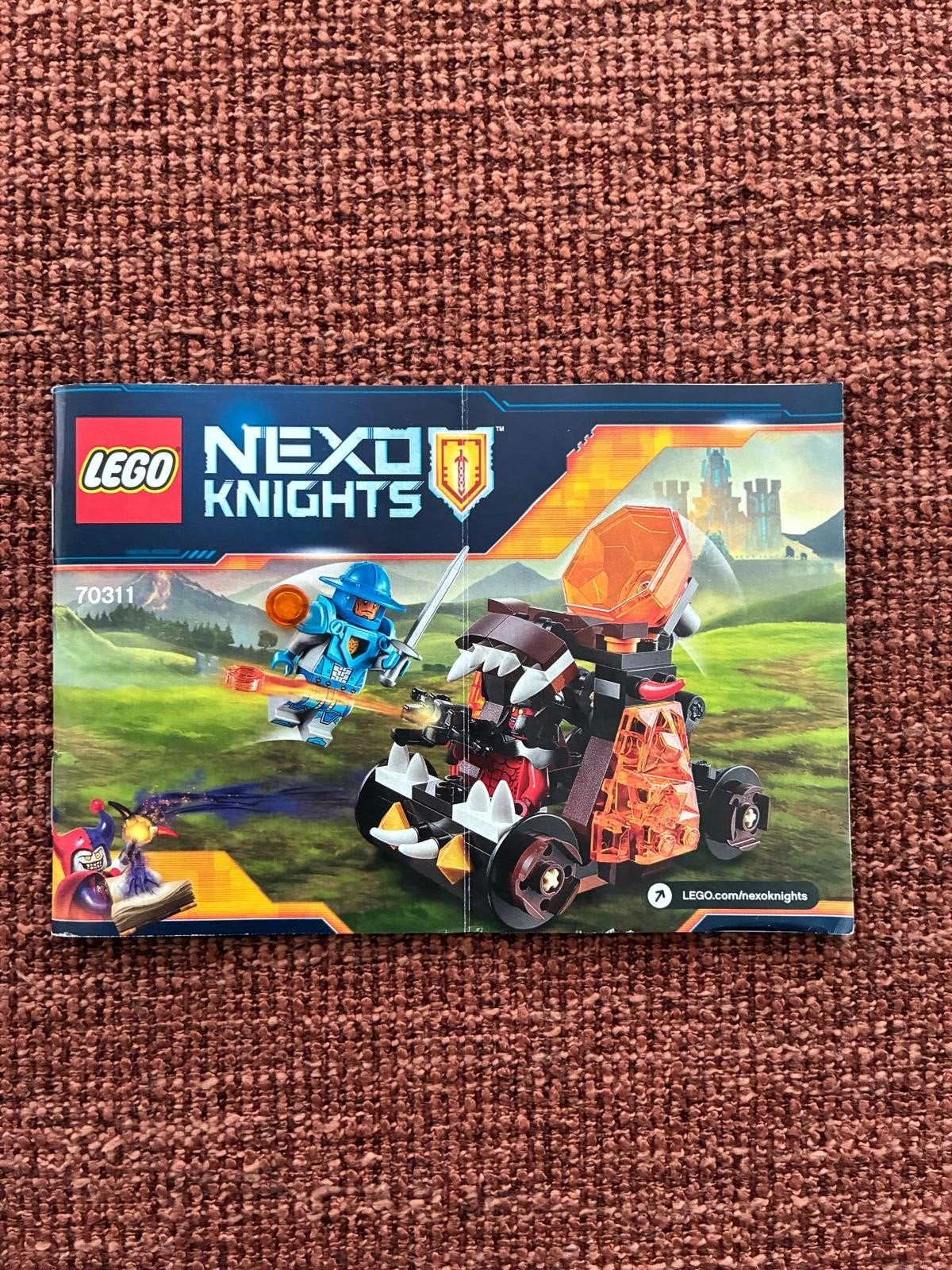 LEGO Nexo Knights 70311 Chaos Katapult compleet, Lego, Ophalen of Verzenden, Zo goed als nieuw, Inclusief instructies