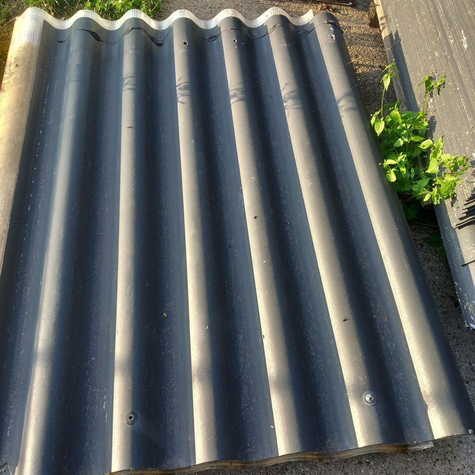 16 golfplaten 1,21 lang antraciet, Doe-het-zelf en Verbouw, Platen en Panelen, Ophalen