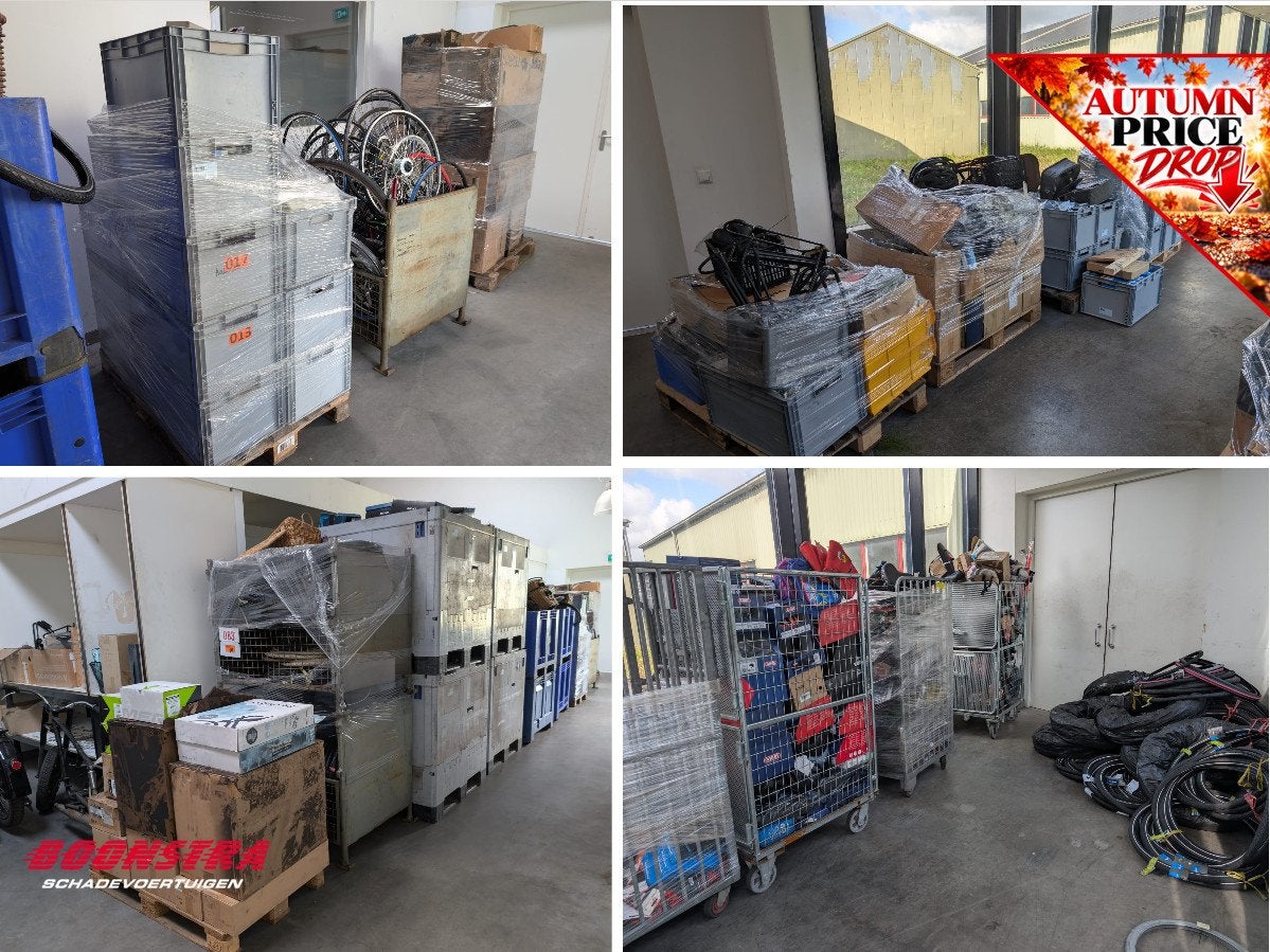 Gazelle BIKE / E-BIKE PARTS - Grote partij fietsonderdelen e, Boonstra Schadevoertuigen, Overige typen, Sales@boonstraschadevoertuigen.nl