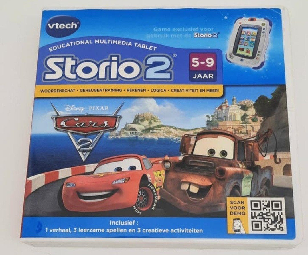 VTech Storio 2 Disney Pixar Cars2, Ophalen of Verzenden, Zo goed als nieuw