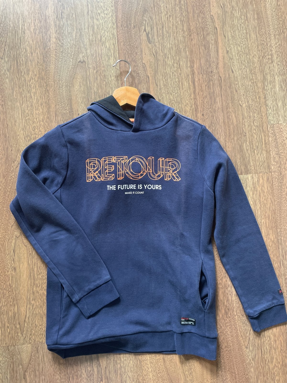 Retour Denim hoodie maat 158 (jongen), Kinderen en Baby's, Ophalen of Verzenden, Gebruikt, Jongen, Trui of Vest
