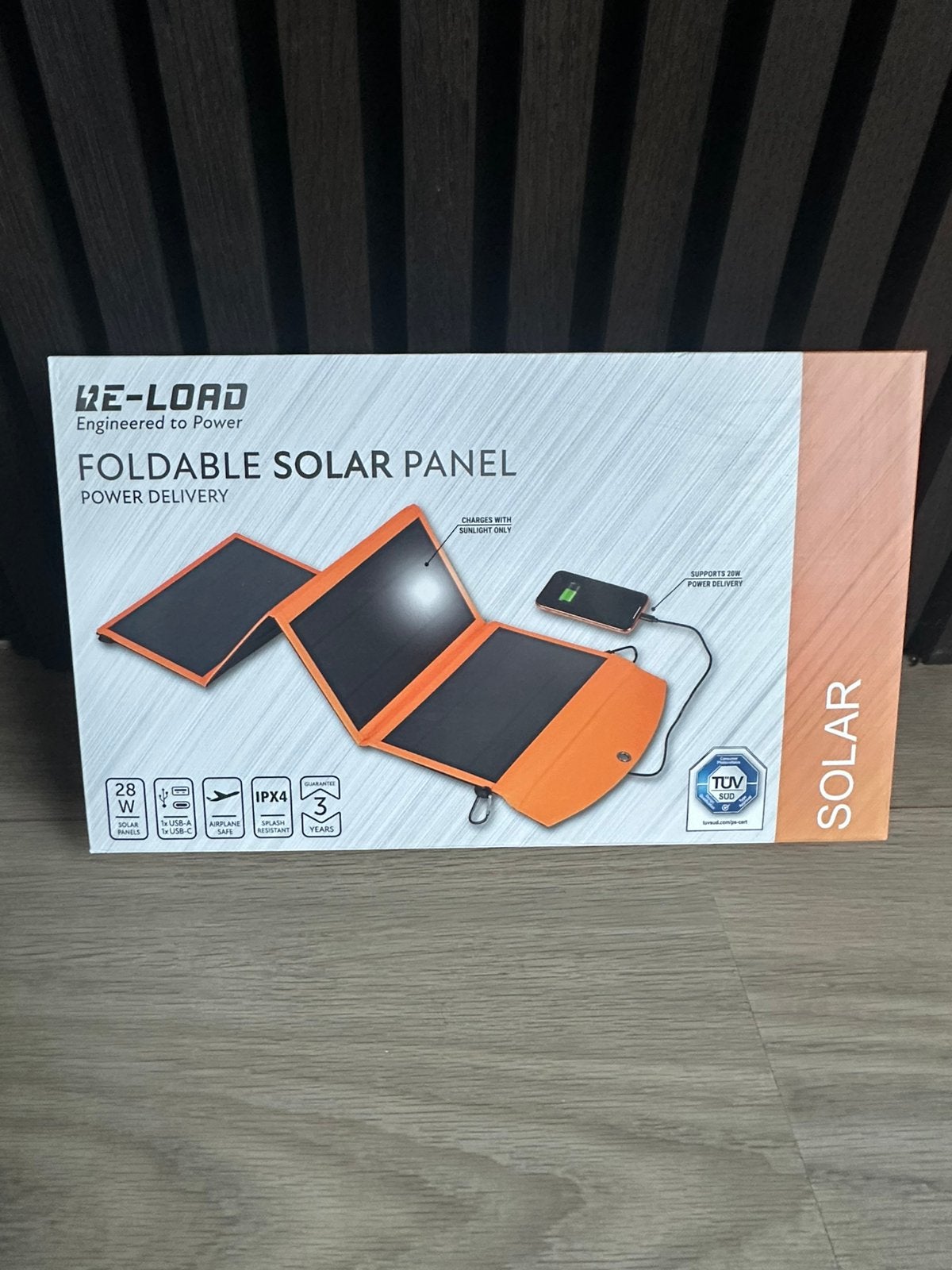 Re-Load Opvouwbaar Zonnepaneel 28W (Nieuw), Ophalen of Verzenden, Nieuw