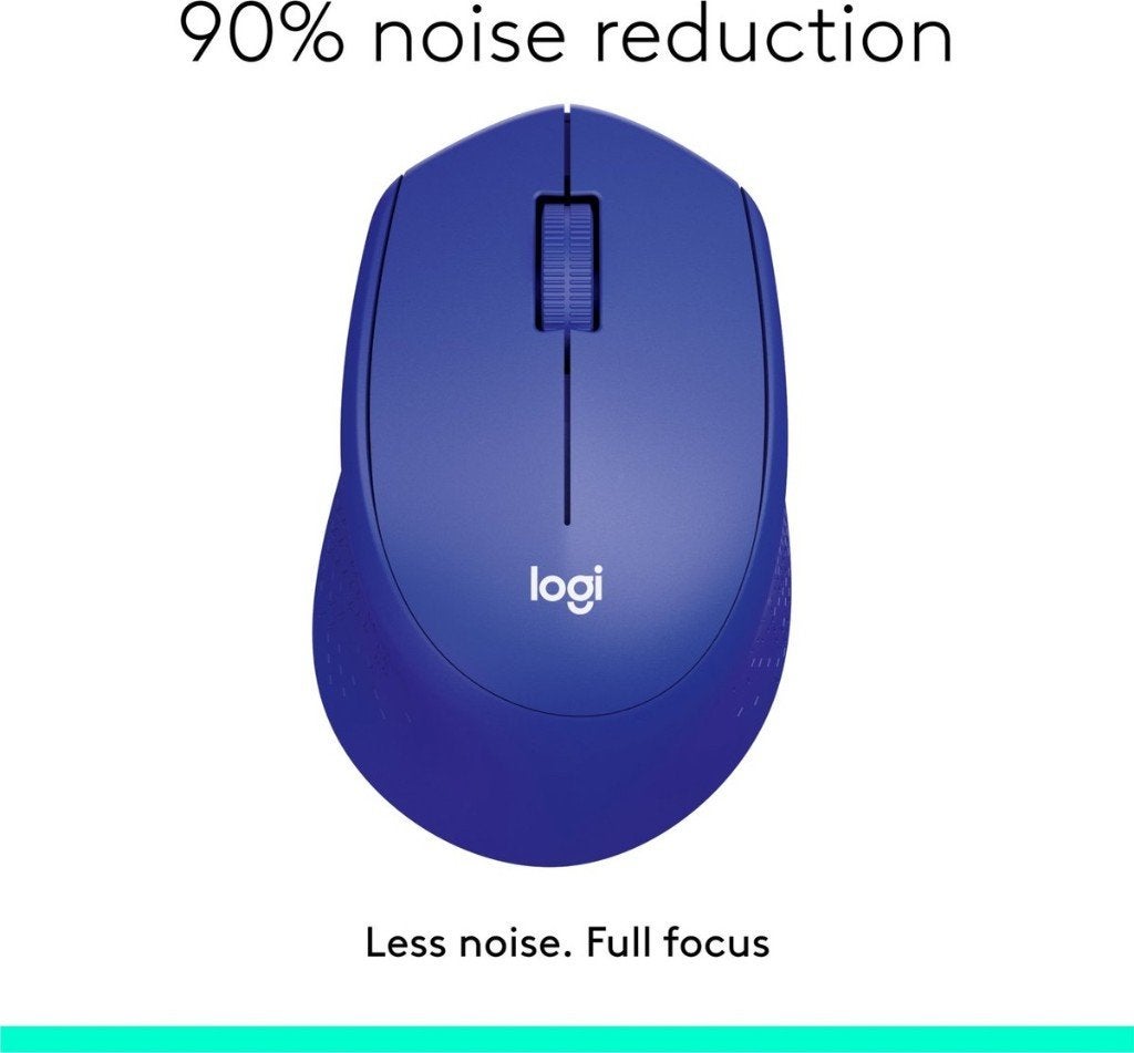 Logitech M330 Silent Plus - Draadloze Muis - Blauw, Rechtshandig, Logitech G, Ergonomisch, Info@currentcomponents.nl