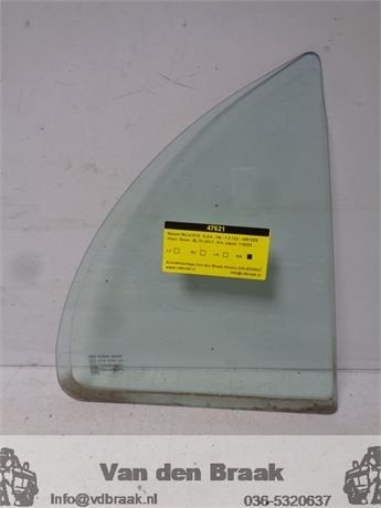 Nissan Micra K13 5 drs 2010-2017 Scheerraam portier rechtsac, Gebruikt, -, Ophalen of Verzenden, -